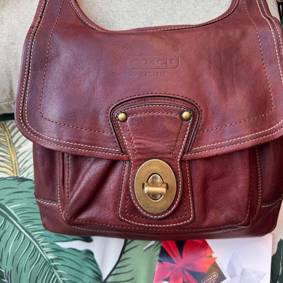 Coach 65th Anniversary Legacy Leather Whiskey Hippie Crossbody Bag 10325 - Picture 3 of 15